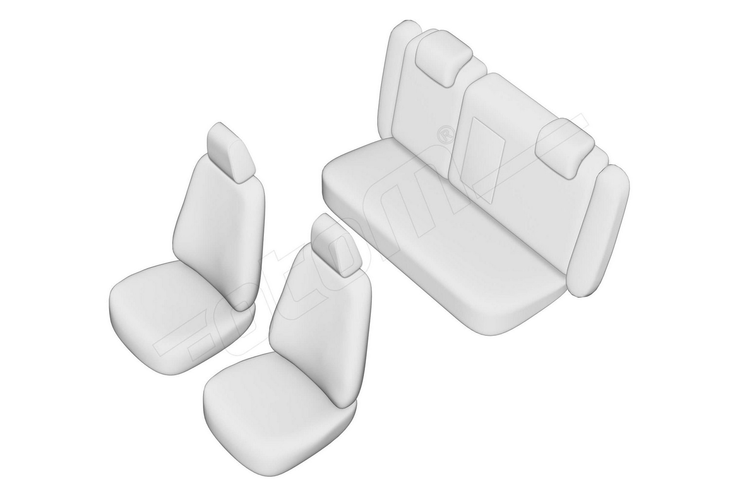 Seat covers line drawing / Sitzbezüge Strichzeichnung / Stoelhoezen lijntekening / Dessin au trait des housses de siège Seat covers line drawing / Sitzbezüge Strichzeichnung / Stoelhoezen lijntekening / Dessin au trait des housses de siège