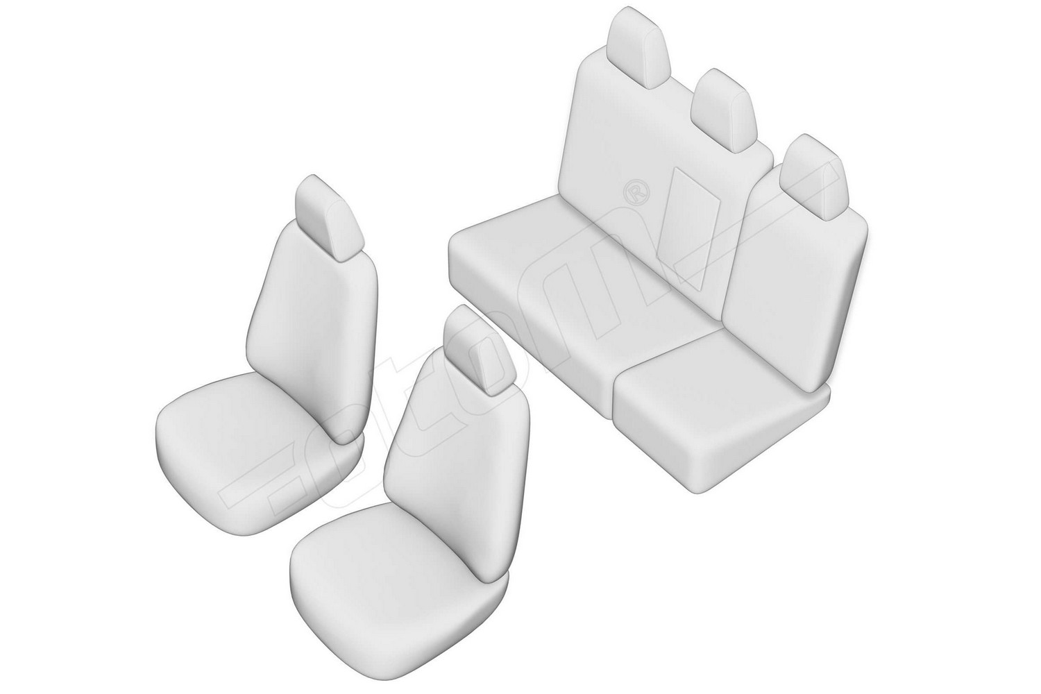 Seat covers line drawing / Sitzbezüge Strichzeichnung / Stoelhoezen lijntekening / Dessin au trait des housses de siège Seat covers line drawing / Sitzbezüge Strichzeichnung / Stoelhoezen lijntekening / Dessin au trait des housses de siège