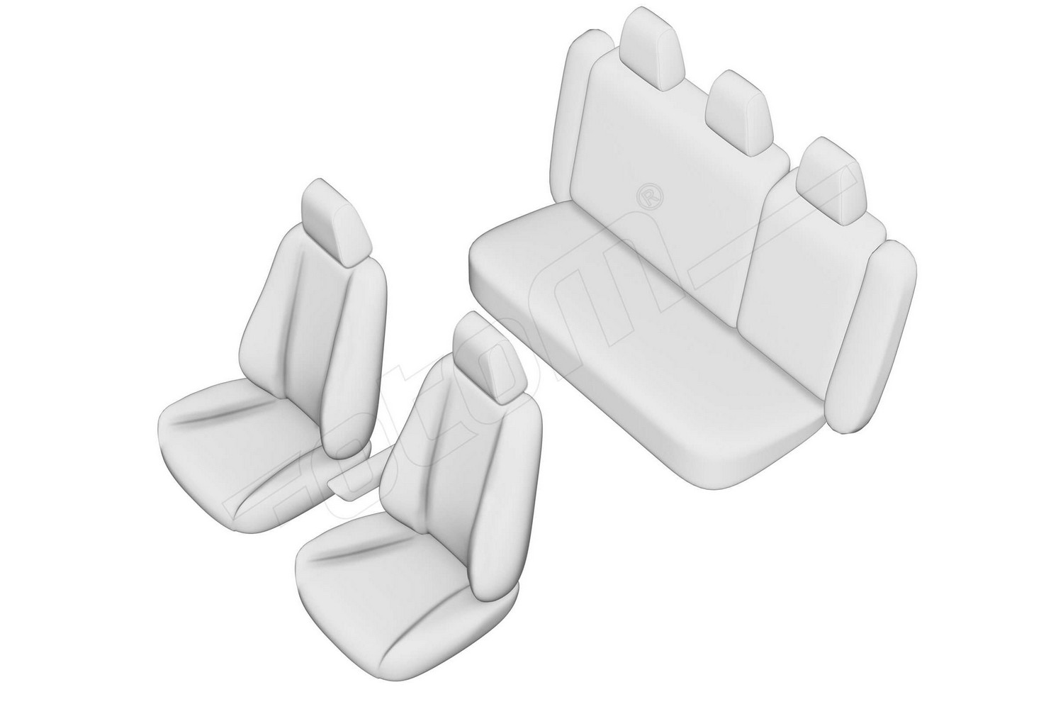 Seat covers line drawing / Sitzbezüge Strichzeichnung / Stoelhoezen lijntekening / Dessin au trait des housses de siège Seat covers line drawing / Sitzbezüge Strichzeichnung / Stoelhoezen lijntekening / Dessin au trait des housses de siège