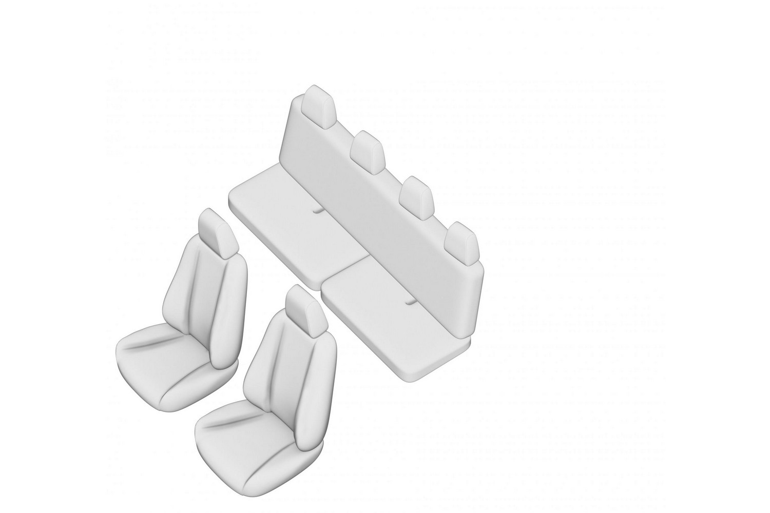 Seat covers line drawing / Sitzbezüge Strichzeichnung / Stoelhoezen lijntekening / Dessin au trait des housses de siège Seat covers line drawing / Sitzbezüge Strichzeichnung / Stoelhoezen lijntekening / Dessin au trait des housses de siège