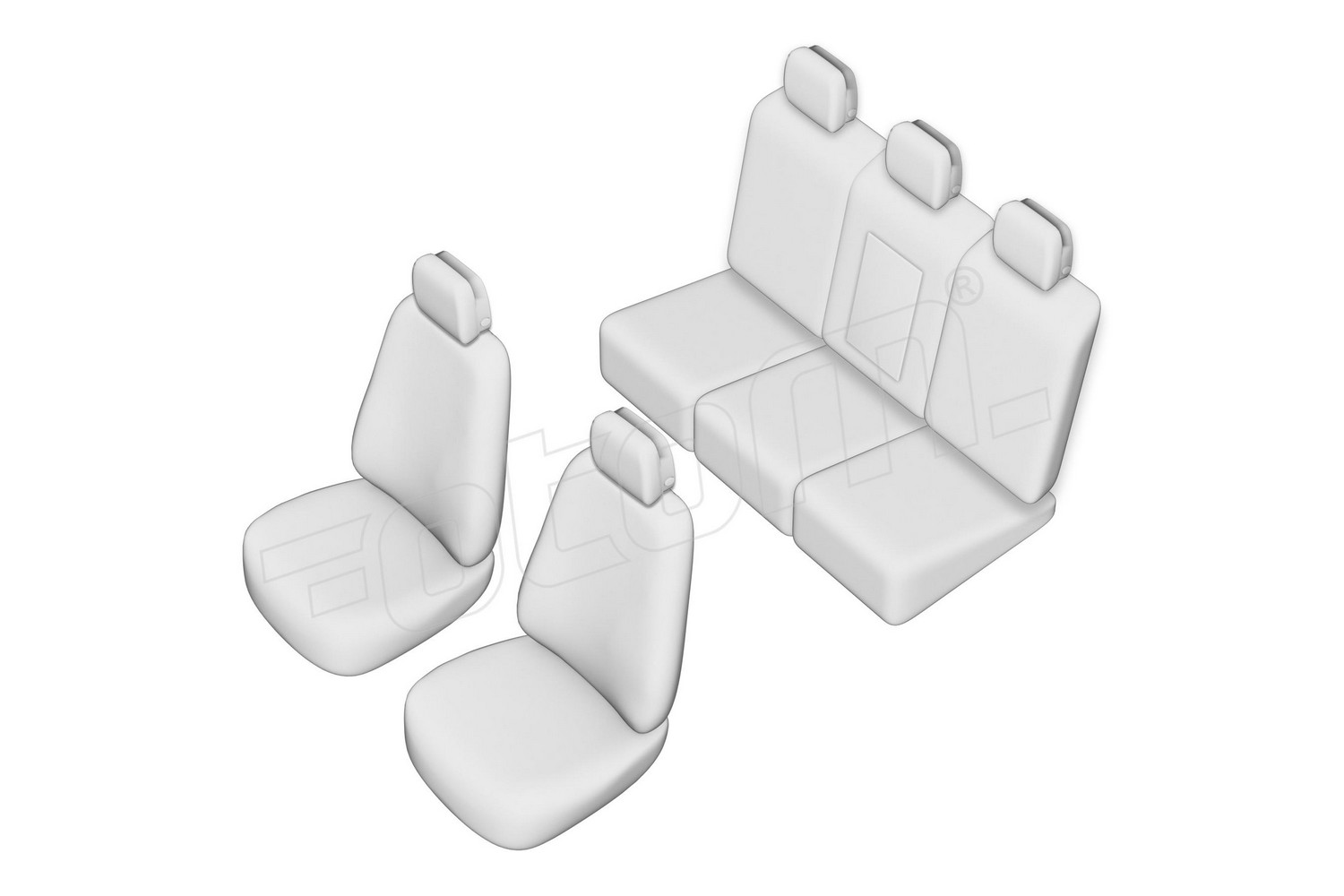 Seat covers line drawing / Sitzbezüge Strichzeichnung / Stoelhoezen lijntekening / Dessin au trait des housses de siège Seat covers line drawing / Sitzbezüge Strichzeichnung / Stoelhoezen lijntekening / Dessin au trait des housses de siège