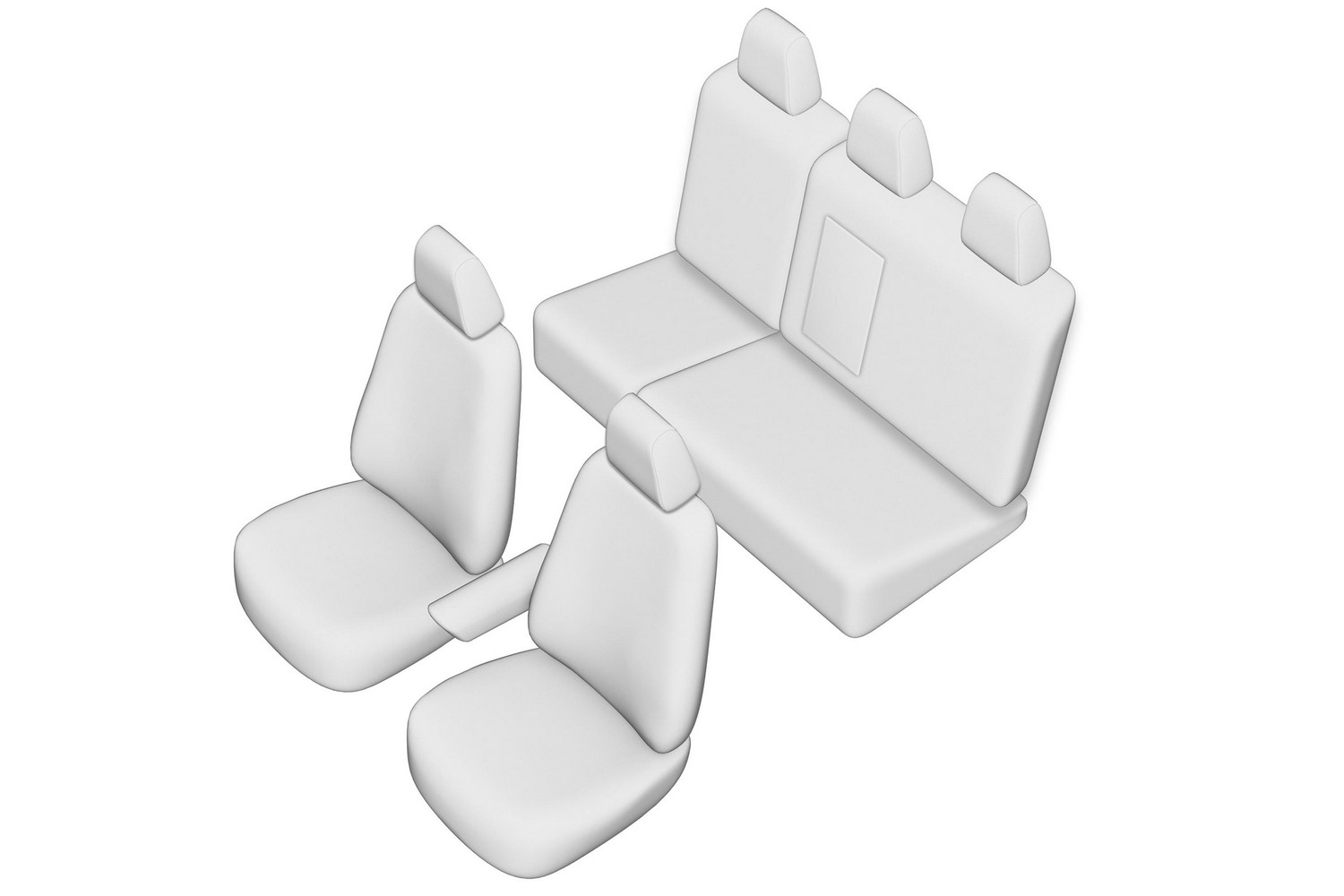 Seat covers line drawing / Sitzbez&uuml;ge Strichzeichnung / Stoelhoezen lijntekening / Dessin au trait des housses de si&egrave;ge