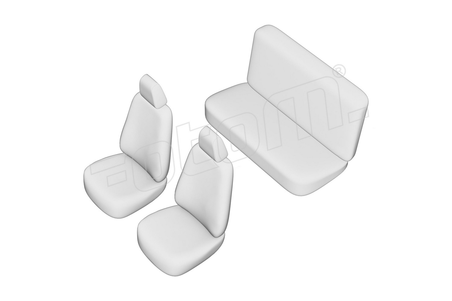 Seat covers line drawing / Sitzbezüge Strichzeichnung / Stoelhoezen lijntekening / Dessin au trait des housses de siège Seat covers line drawing / Sitzbezüge Strichzeichnung / Stoelhoezen lijntekening / Dessin au trait des housses de siège