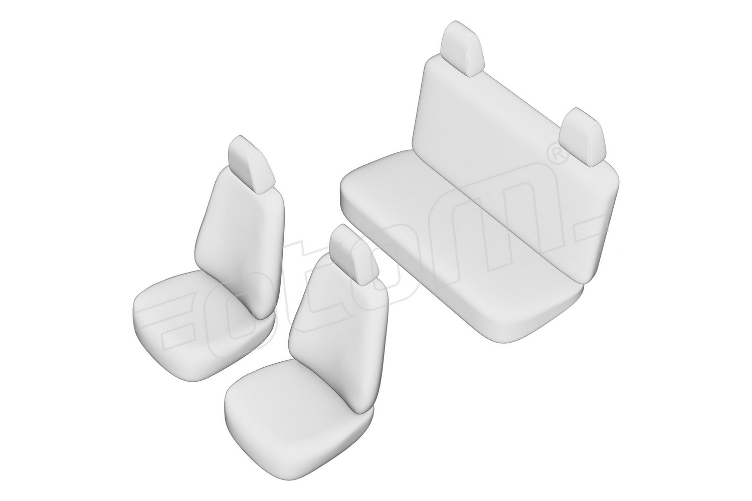 Seat covers line drawing / Sitzbezüge Strichzeichnung / Stoelhoezen lijntekening / Dessin au trait des housses de siège Seat covers line drawing / Sitzbezüge Strichzeichnung / Stoelhoezen lijntekening / Dessin au trait des housses de siège