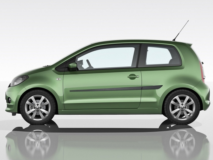 Baguettes protection convient à Skoda Citigo 2011-présent 3 portes bicorps ensemble