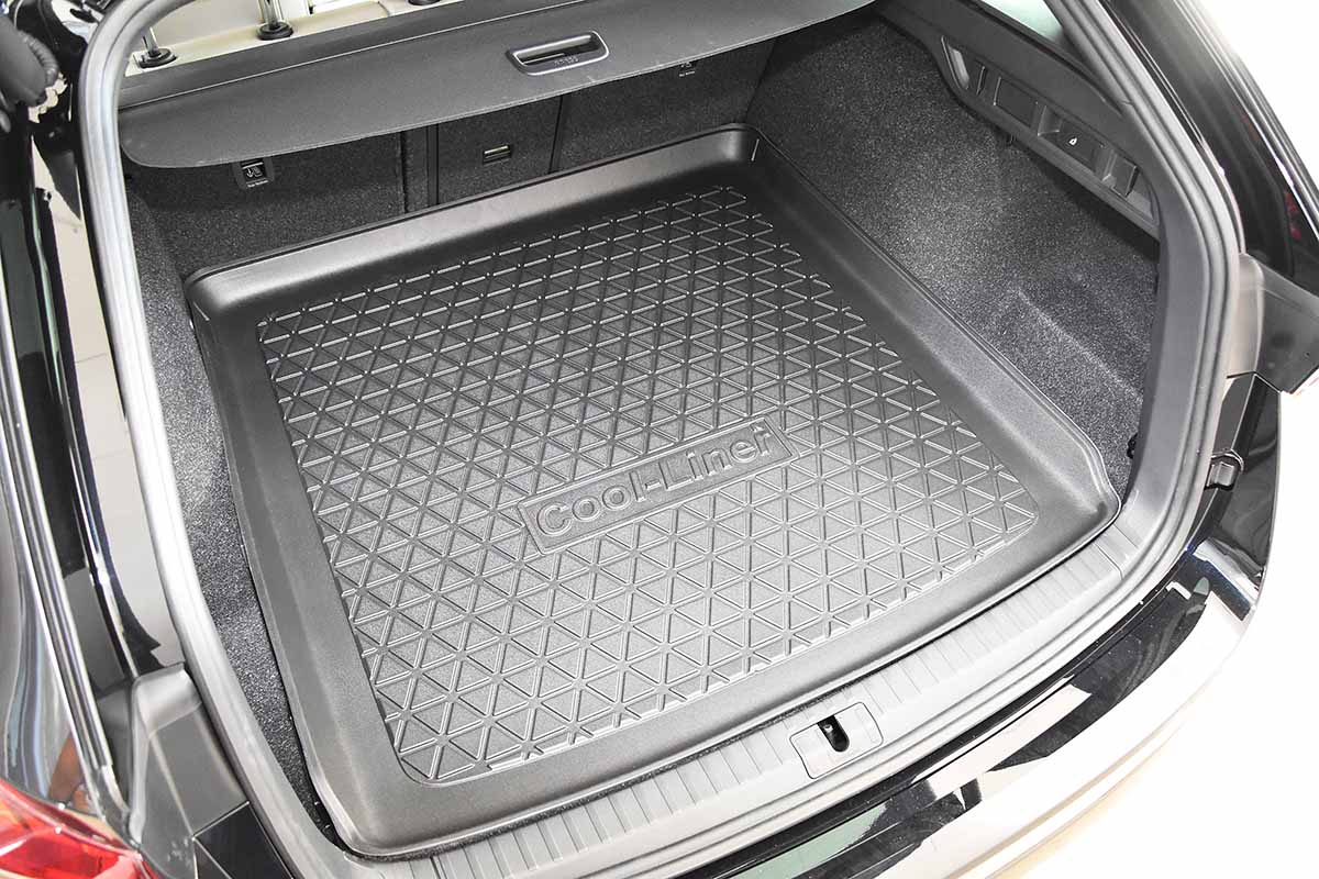  Tapis Coffre Voiture Cuir pour Ran-ge Ro-ver Sport 7-Seat(L494  / LW) 2014-2017, Couverture Complète Coffre Doublure AntidéRapant Coffre  Tapis Protection Housse Accessoires,D/Black