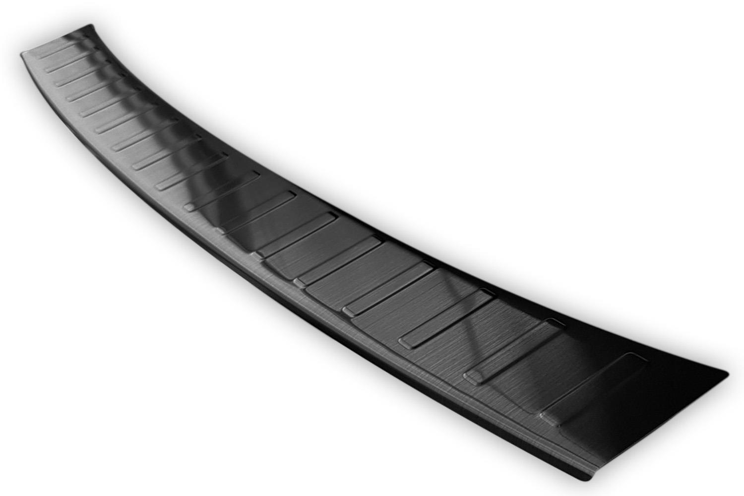 Rear bumper protector suitable for Skoda Fabia III Combi (NJ) 2014-2018 wagon stainless steel brushed anthracite