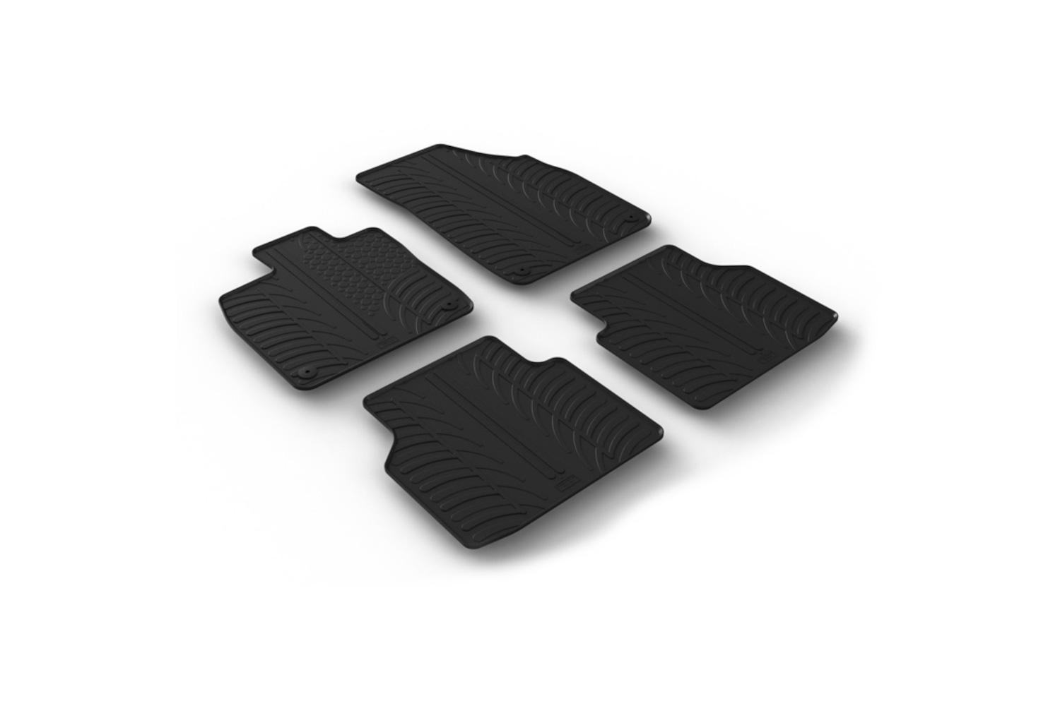 Car mats suitable for Skoda Enyaq iV 2020-present Rubbasol rubber
