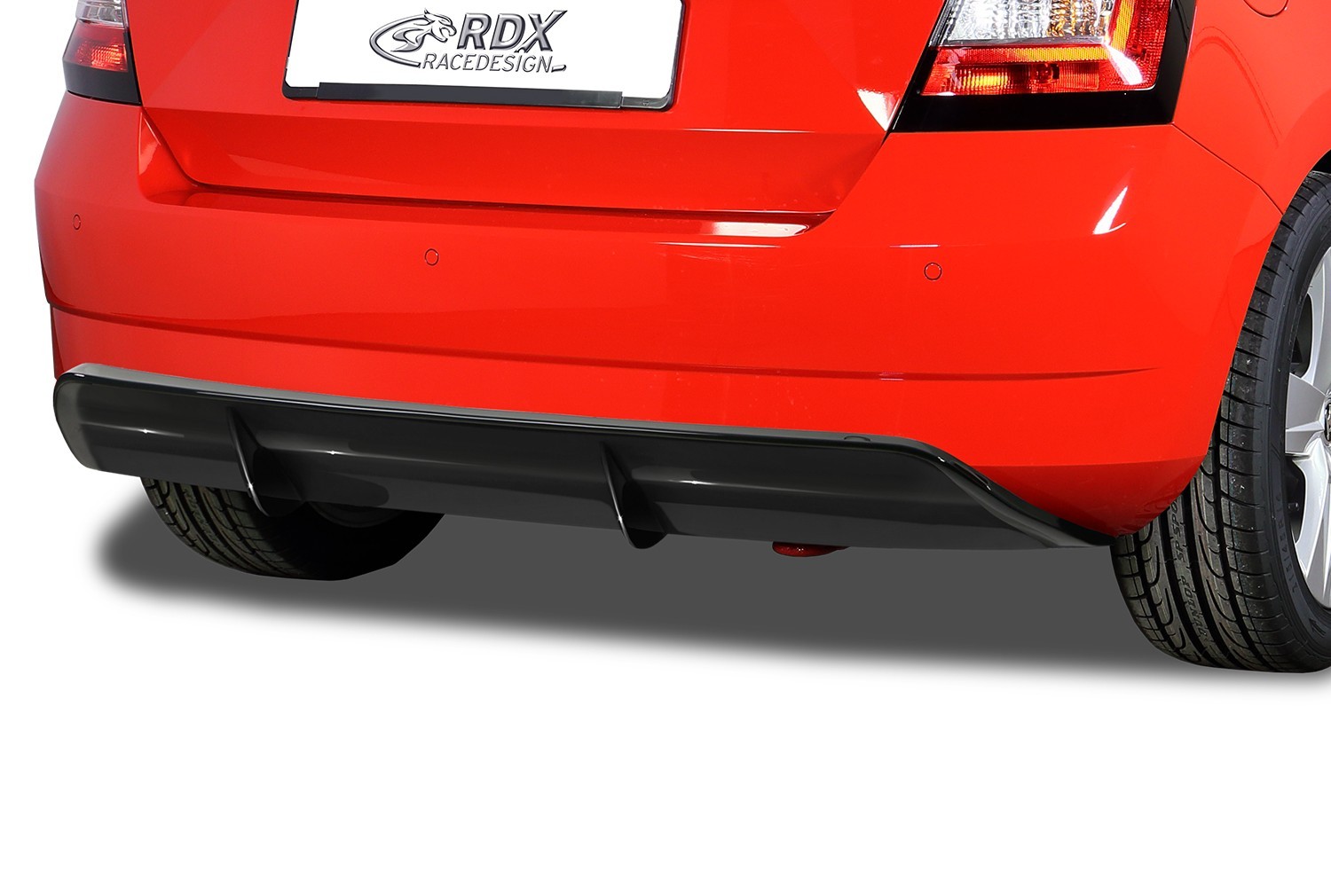 Diffuseur arrière convient à Skoda Fabia III (NJ) 2014-2021 5 portes bicorps ABS