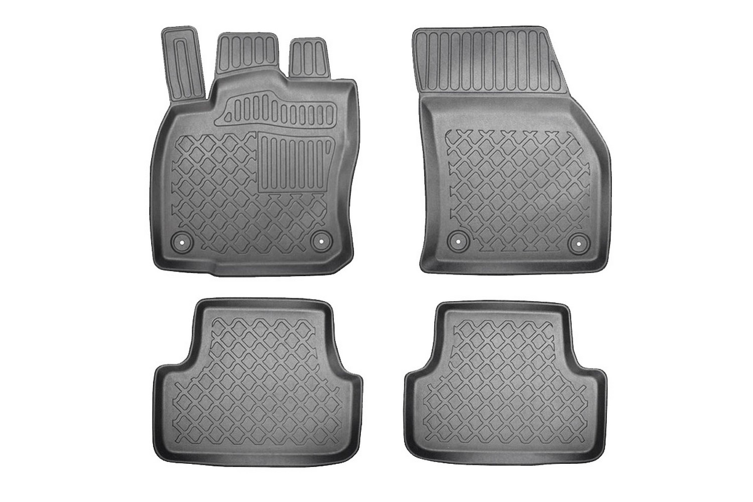 Tapis convient à Skoda Karoq (NU) 2017-présent Guardliner PE/TPE caoutchouc