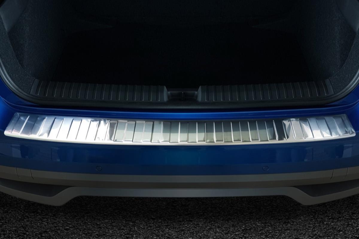 Bumperbeschermer geschikt voor Skoda Kamiq (NW4) 2019-2024 RVS geborsteld
