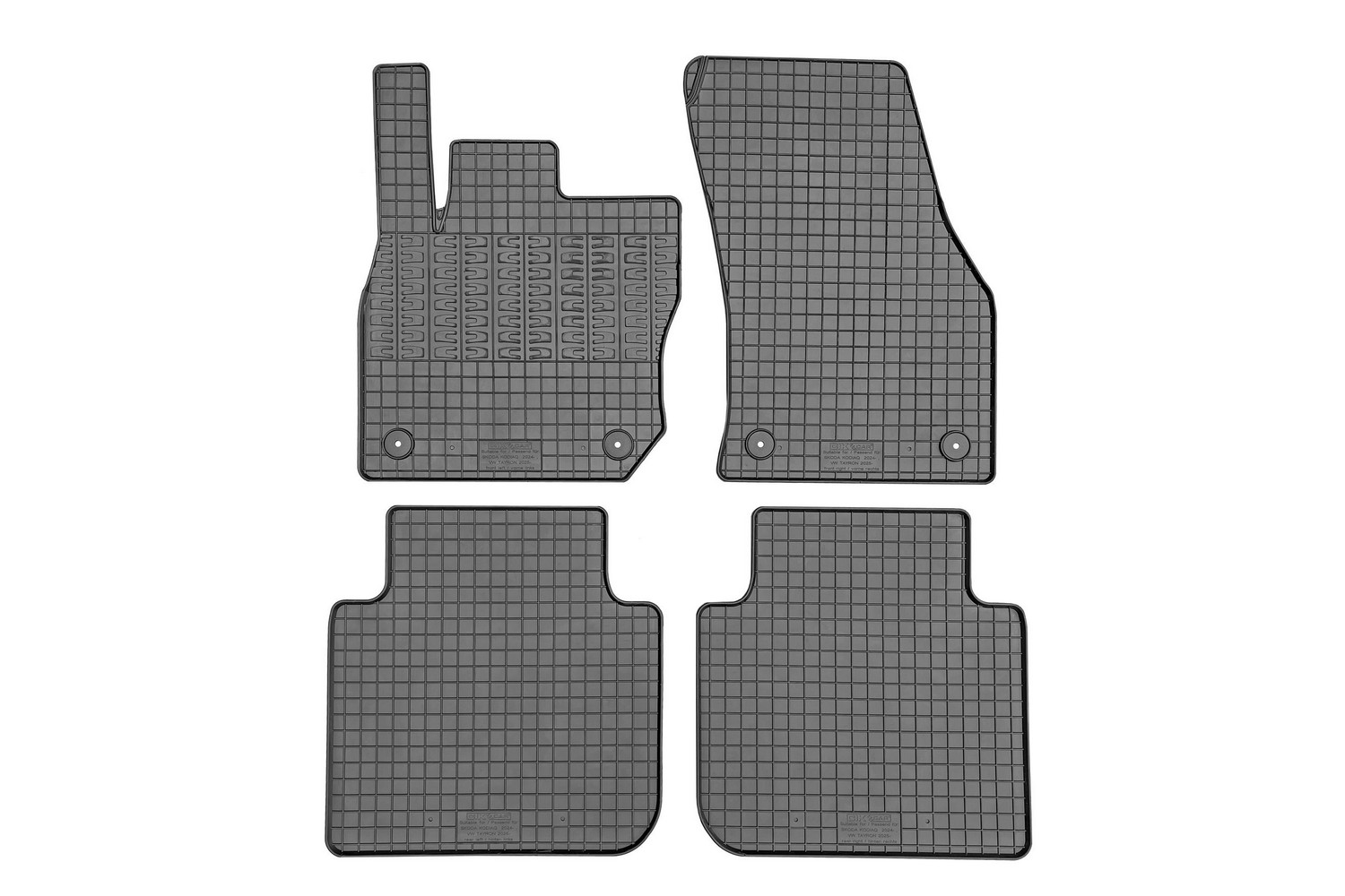 Car mats suitable for Skoda Kodiaq II (PS) 2024-present rubber