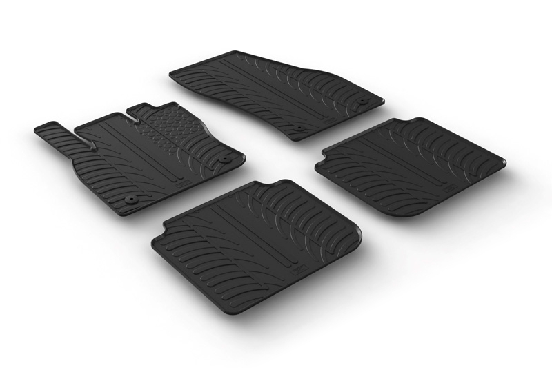 Car mats suitable for Skoda Kodiaq (NS) 2017-2024 Rubbasol rubber