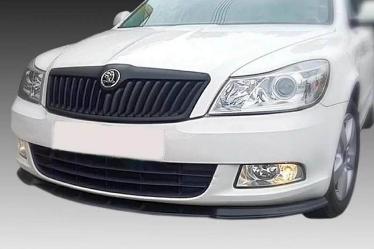 Front spoiler suitable for Skoda Octavia II (1Z) 2009-2013 4-door saloon ABS
