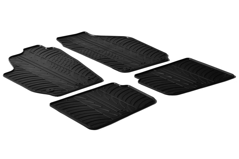 Automatten geschikt voor Skoda Roomster 2006-2015 Rubbasol rubber
