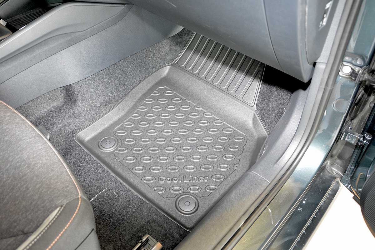 Car mats Skoda Scala (NW1) 2019-present 5-door hatchback Cool Liner PE/TPE rubber (3)
