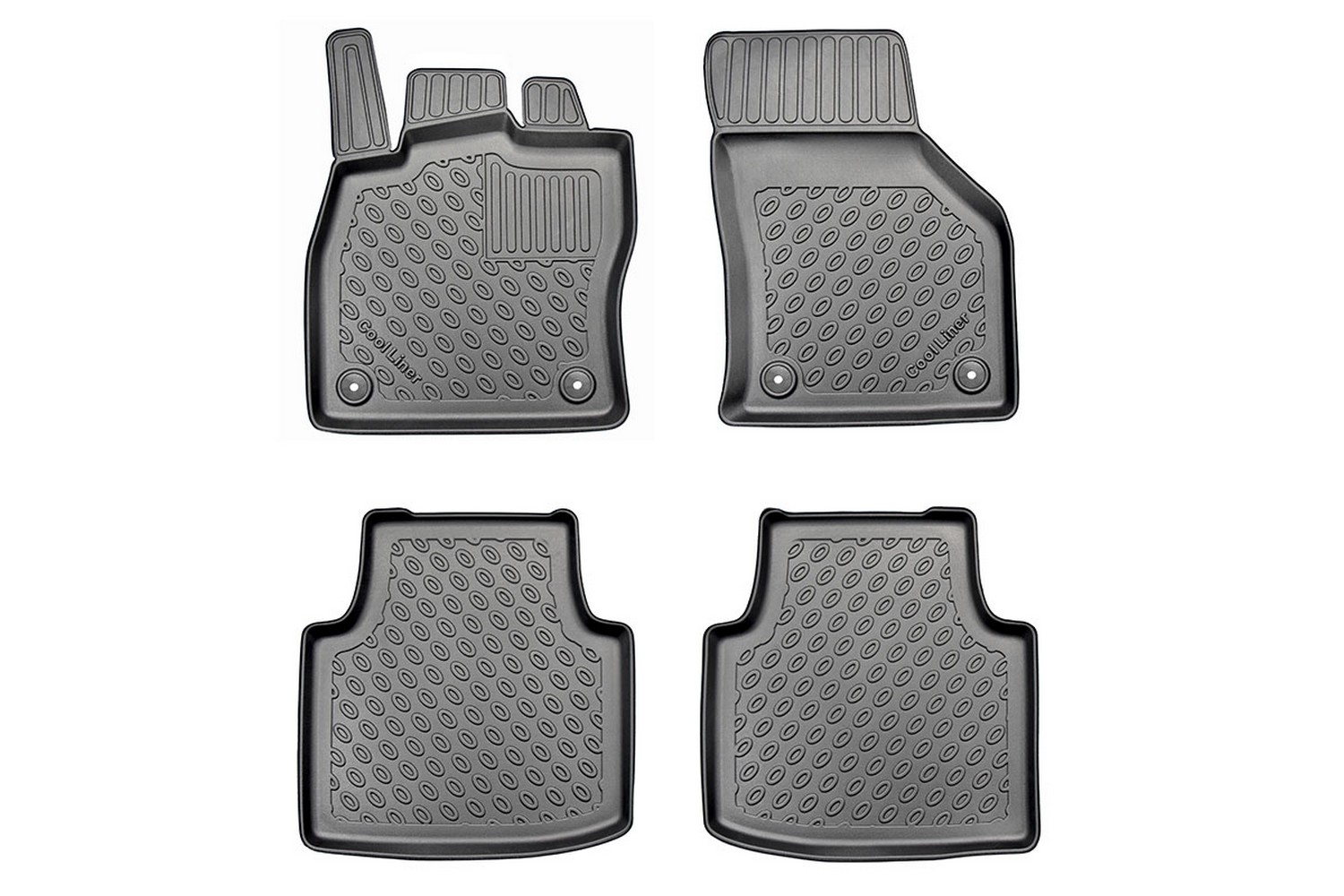Automatten geschikt voor Skoda Superb III (3V) 2015-2024 5-deurs hatchback Cool Liner PE/TPE rubber