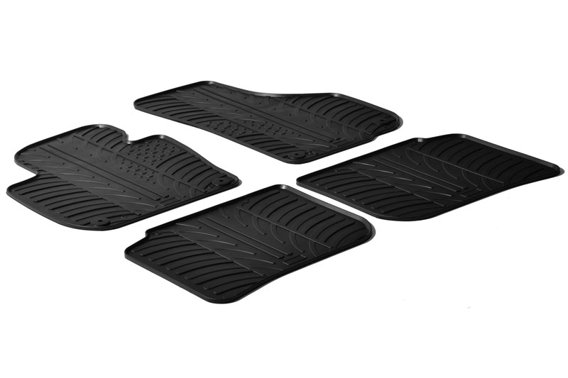 Tapis convient à Skoda Superb II (3T) 2008-2015 5 portes bicorps caoutchouc Rubbasol
