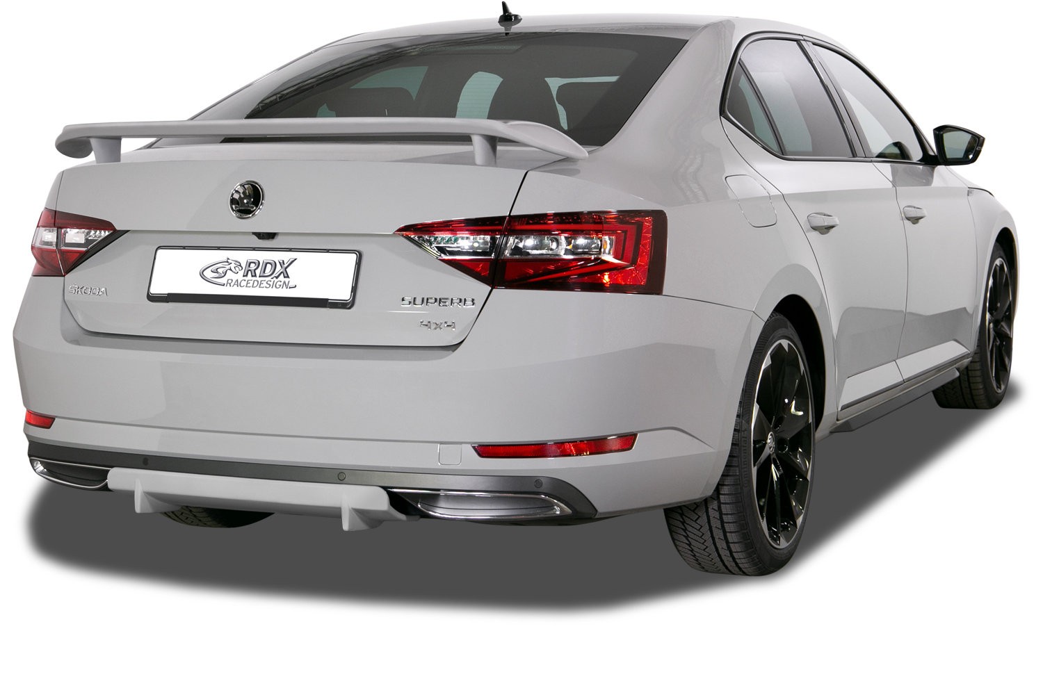 Rear diffuser Skoda Superb III (3V) 2015-present 4-door saloon PU