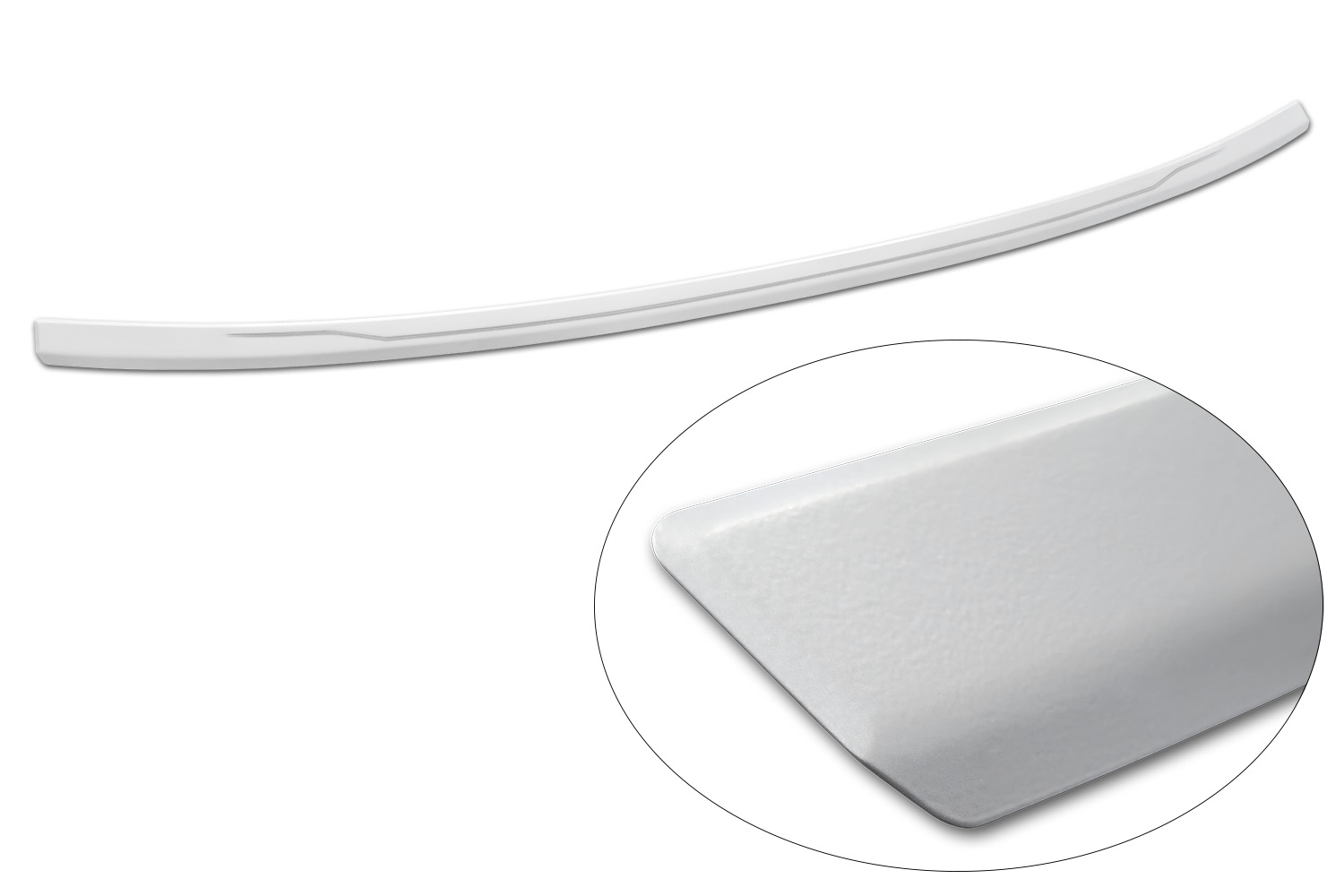 Rear bumper protector suitable for Skoda Elroq 2025-present stainless steel light grey (5) Rear bumper protector suitable for Skoda Elroq 2025-present stainless steel light grey (5)