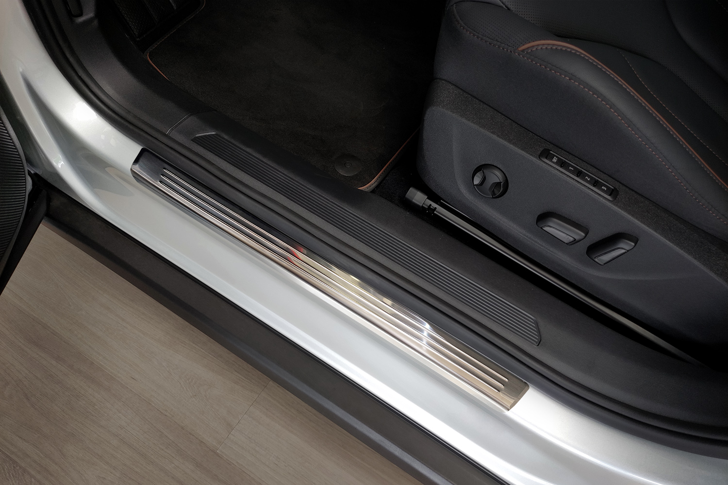 Instaplijsten geschikt voor Skoda Enyaq iV 2020-heden RVS geborsteld 4-delig