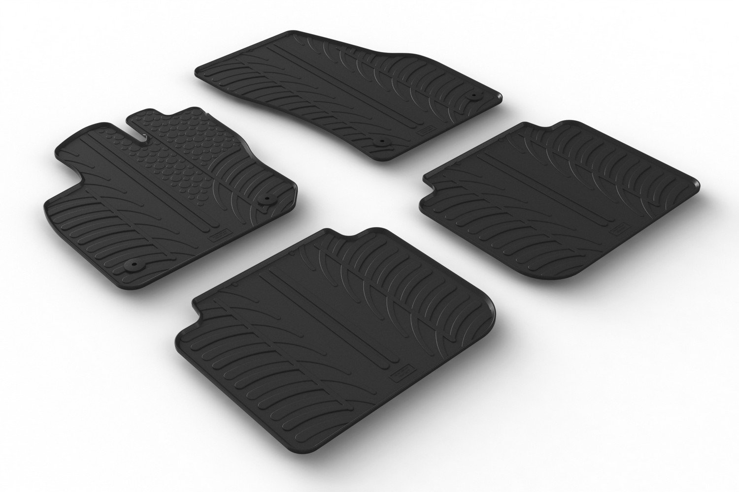Tapis convient à Skoda Kodiaq II (PS) 2023-présent caoutchouc Rubbasol