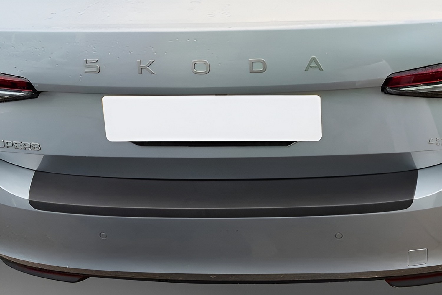 Rear bumper protector suitable for Skoda Superb IV (B9) 2024-present 5-door hatchback ABS - matt black (SKO2SUBR) (3)