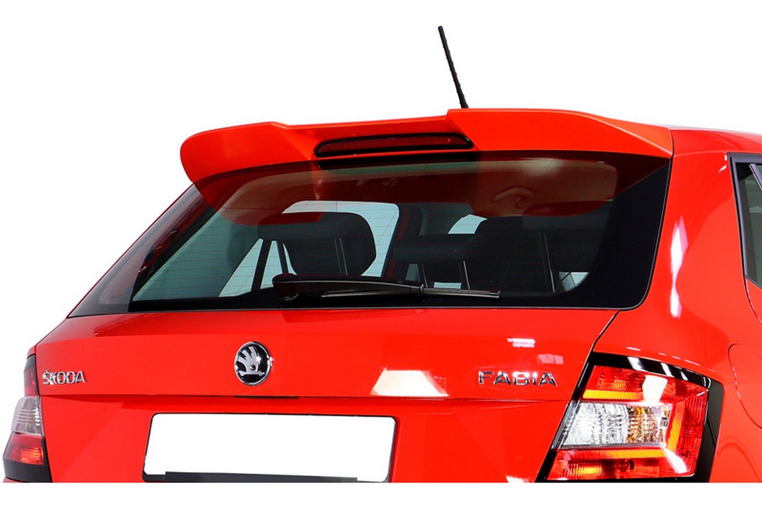 Roof spoiler Skoda Fabia III (NJ) PU