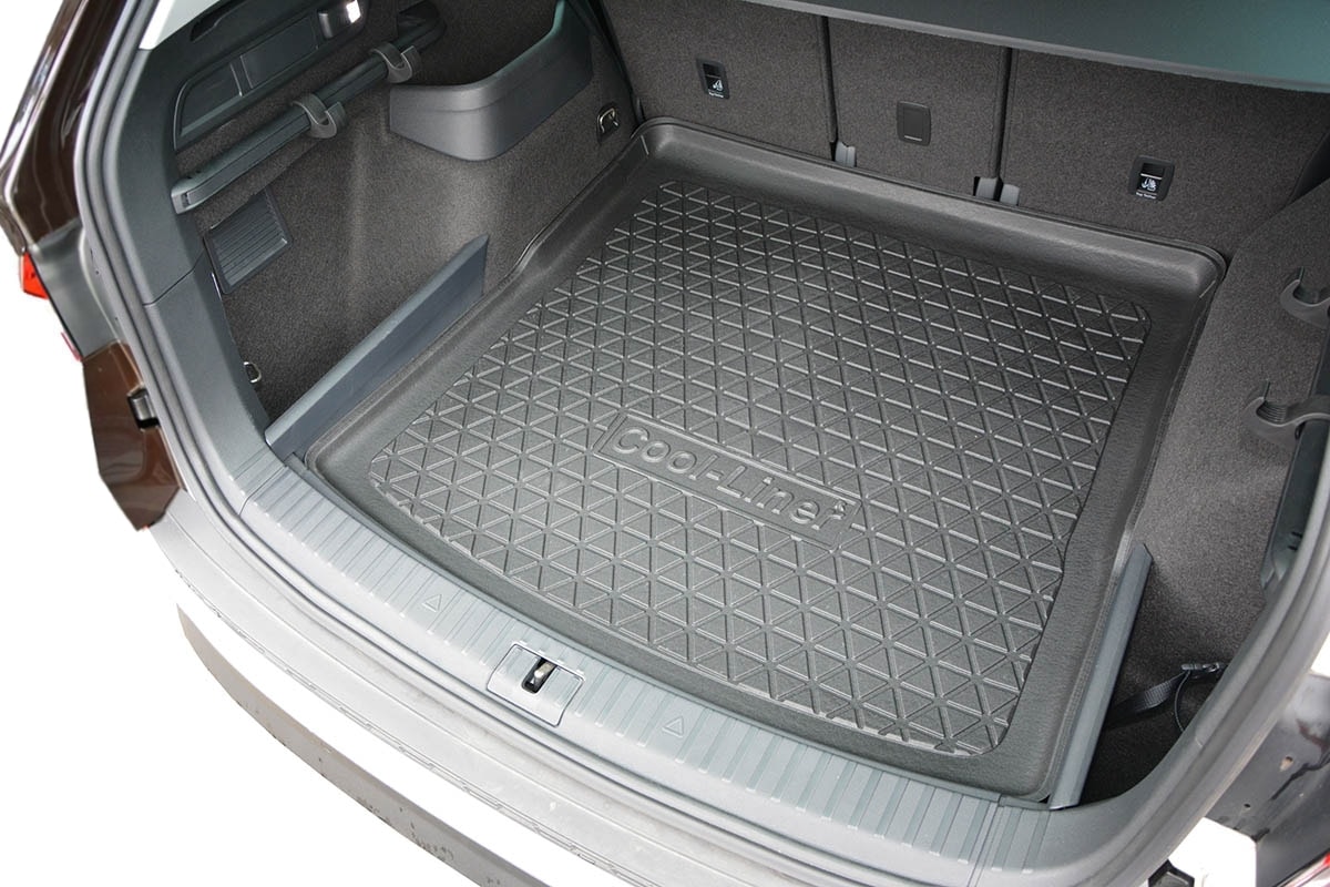 Boot mat Skoda Kodiaq (NS) 2017-present Cool Liner anti slip PE/TPE rubber