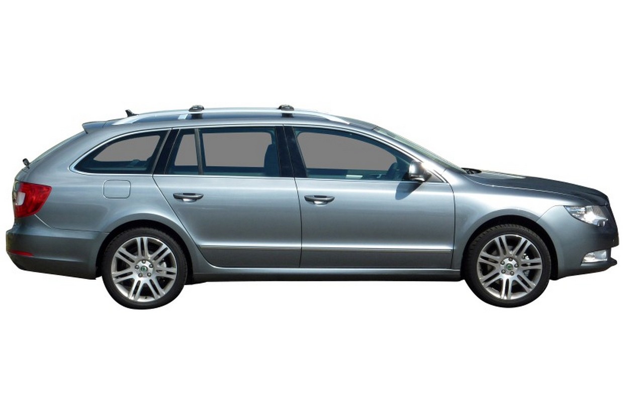 Roof bars Skoda Superb II Combi (3T) 2009-2015 wagon Yakima Whispbar Rail Bar - SKO3SUWR (2) Roof bars Skoda Superb II Combi (3T) 2009-2015 wagon Yakima Whispbar Rail Bar - SKO3SUWR (2)