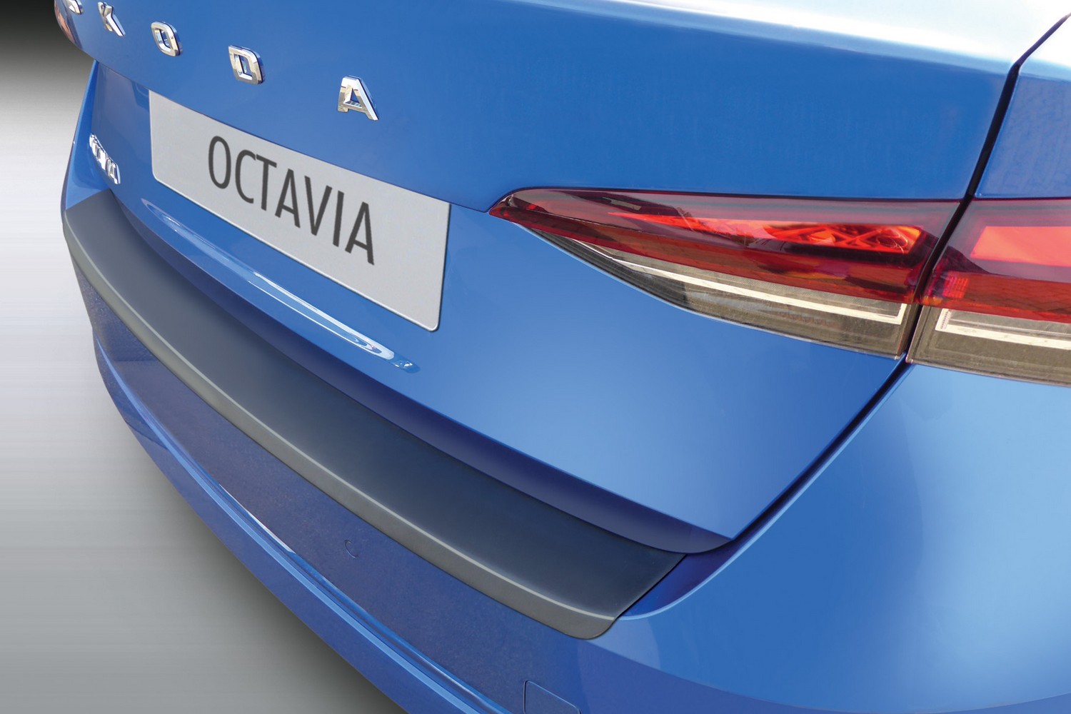 Bumperbeschermer geschikt voor Skoda Octavia IV (NX) 2020-heden 5-deurs hatchback ABS - matzwart