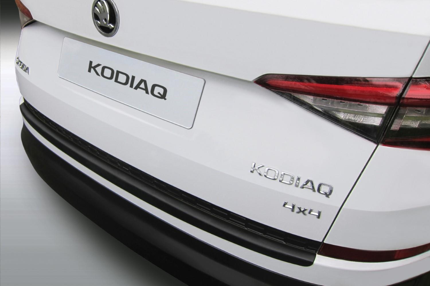 Rear bumper protector suitable for Skoda Kodiaq (NS) 2017-2024 ABS - matt black