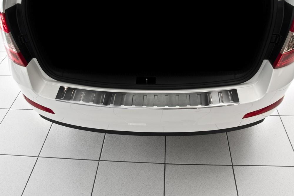 Bumperbeschermer geschikt voor Skoda Octavia III Combi (5E) 2013-2017 wagon RVS geborsteld