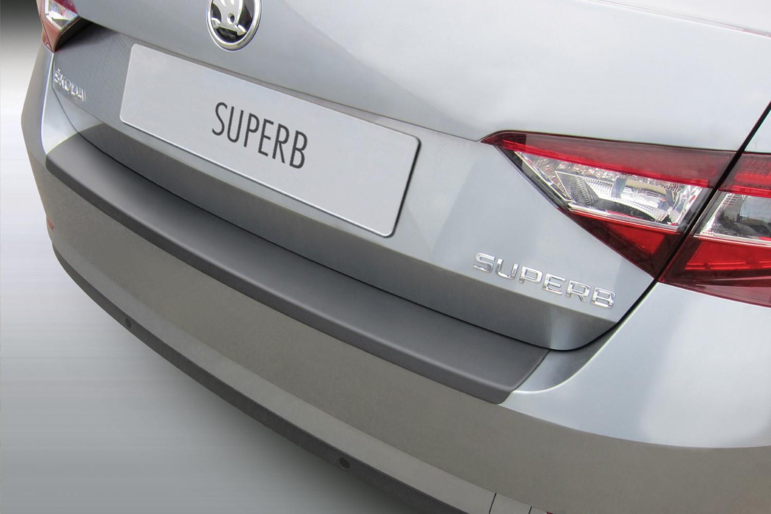 Bumperbeschermer geschikt voor Skoda Superb III (3V) 2015-2024 5-deurs hatchback ABS - matzwart
