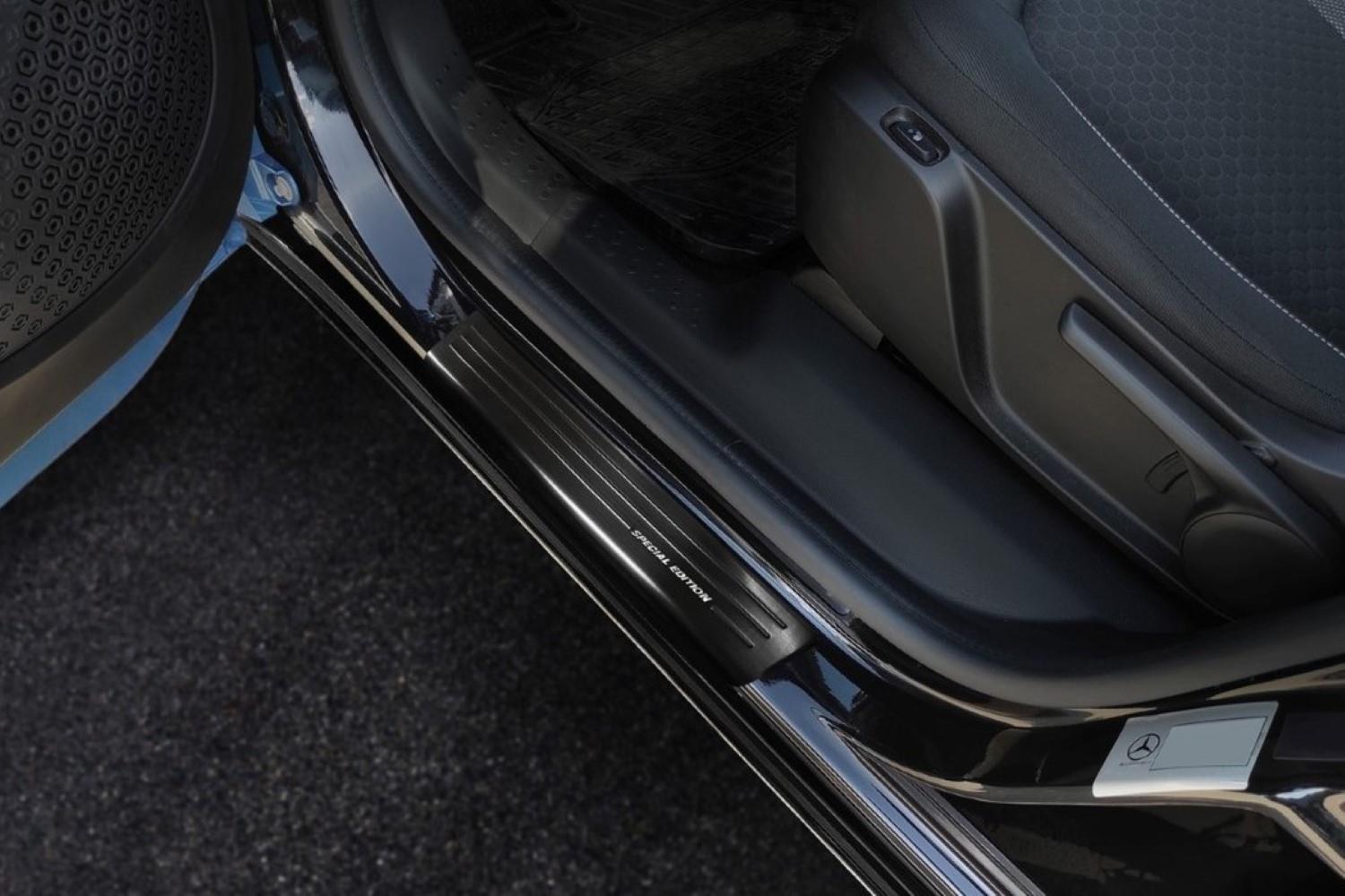 Instaplijsten geschikt voor Smart Forfour (W453) 2014-heden 5-deurs hatchback RVS geborsteld antraciet 4-delig