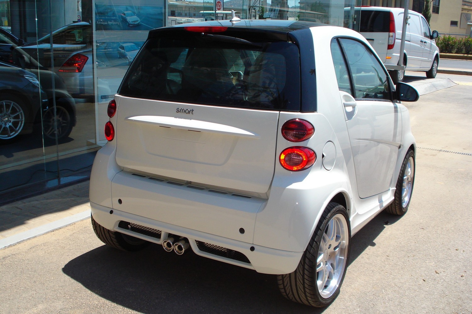 Rear diffuser suitable for Smart ForTwo (W451) 2006-2014 3-door hatchback ABS