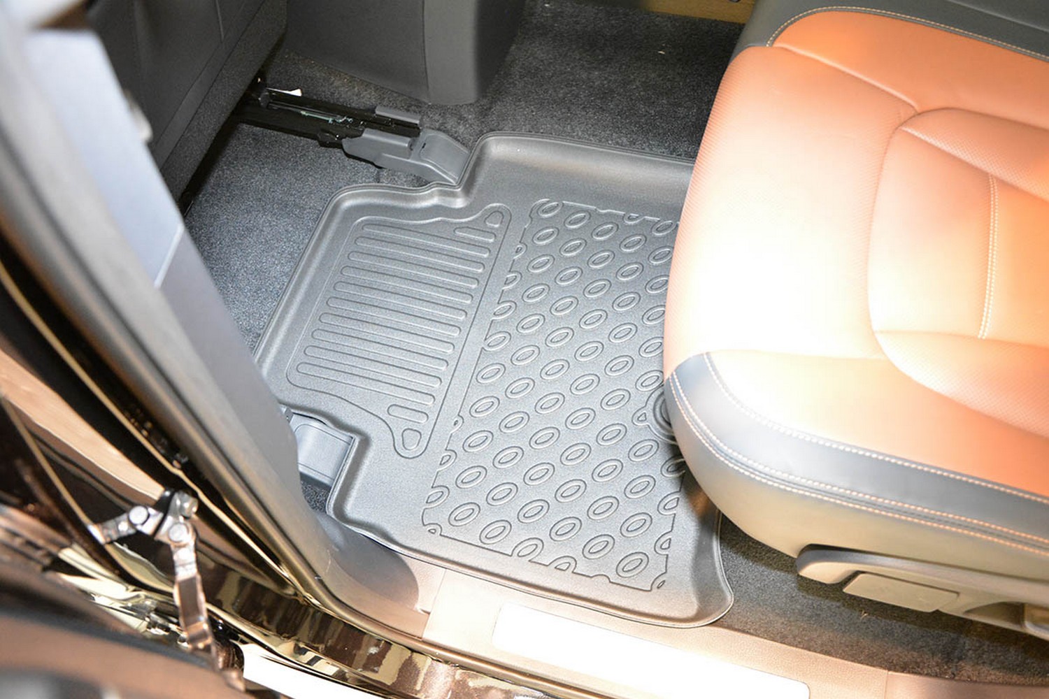 Car mats suitable for SsangYong - KGM Rexton (Y400, G4) 2017-present Cool Liner PE/TPE rubber (SSY2REFM-C) (2) Car mats suitable for SsangYong - KGM Rexton (Y400, G4) 2017-present Cool Liner PE/TPE rubber (SSY2REFM-C) (2)