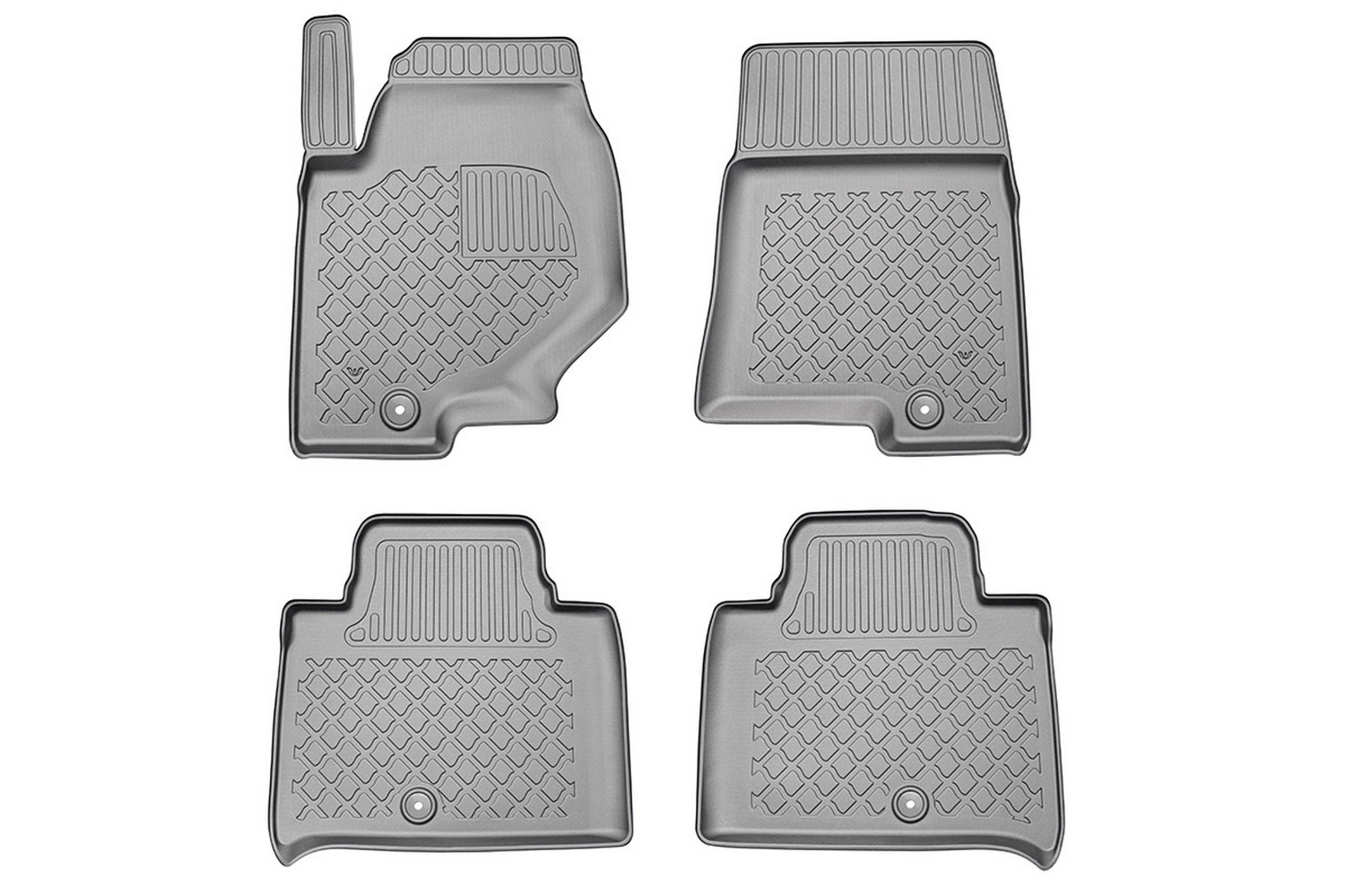 Fußmatten passend für SsangYong - KGM Rexton (Y400, G4) 2017-heute Guardliner PE/TPE Gummi Fußmatten passend für SsangYong - KGM Rexton (Y400, G4) 2017-heute Guardliner PE/TPE Gummi