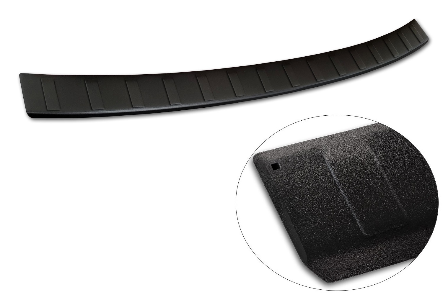 Rear bumper protector SsangYong Torres (J100) 2023-present stainless steel anthracite matt (5)