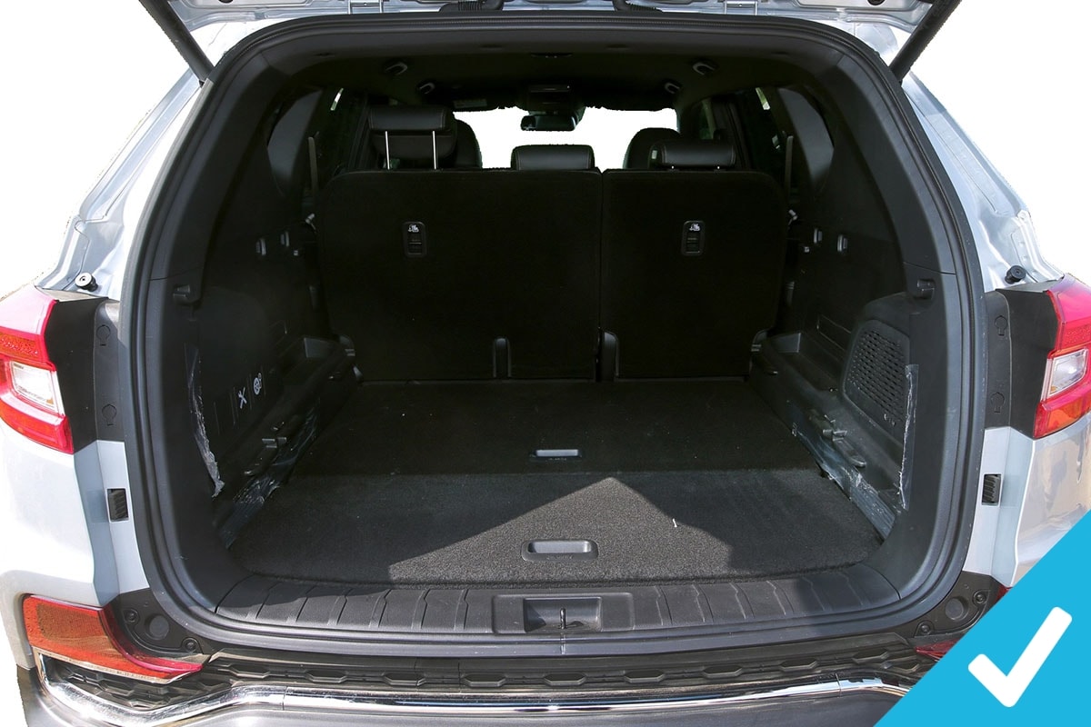 Gummierte Kofferraumwanne für SsangYong Rexton Allradantrieb Y400 Steilheck Gelä 