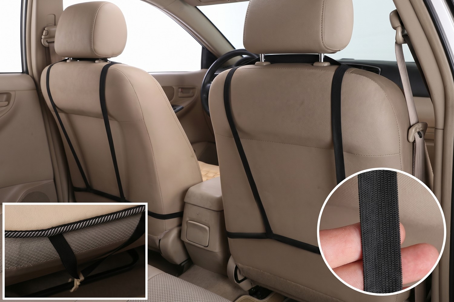Bubble car seat cushion for seat and backrest 95 x 45 cm (4)