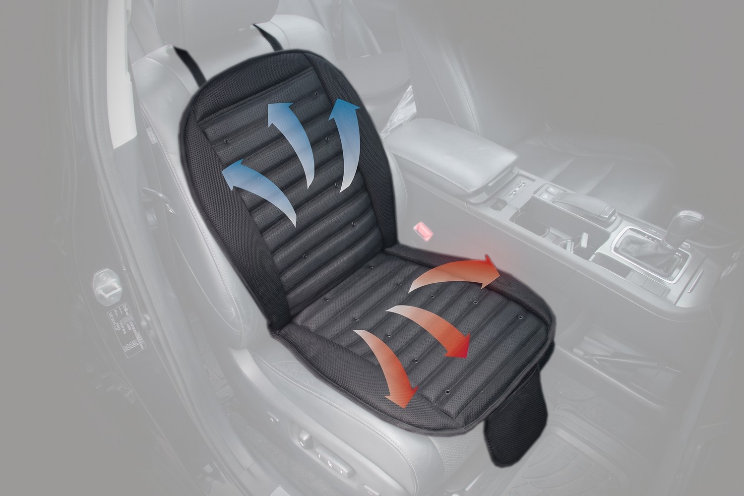 Cooling and heating cushion for car seat and backrest 103 x 50 cm (3)