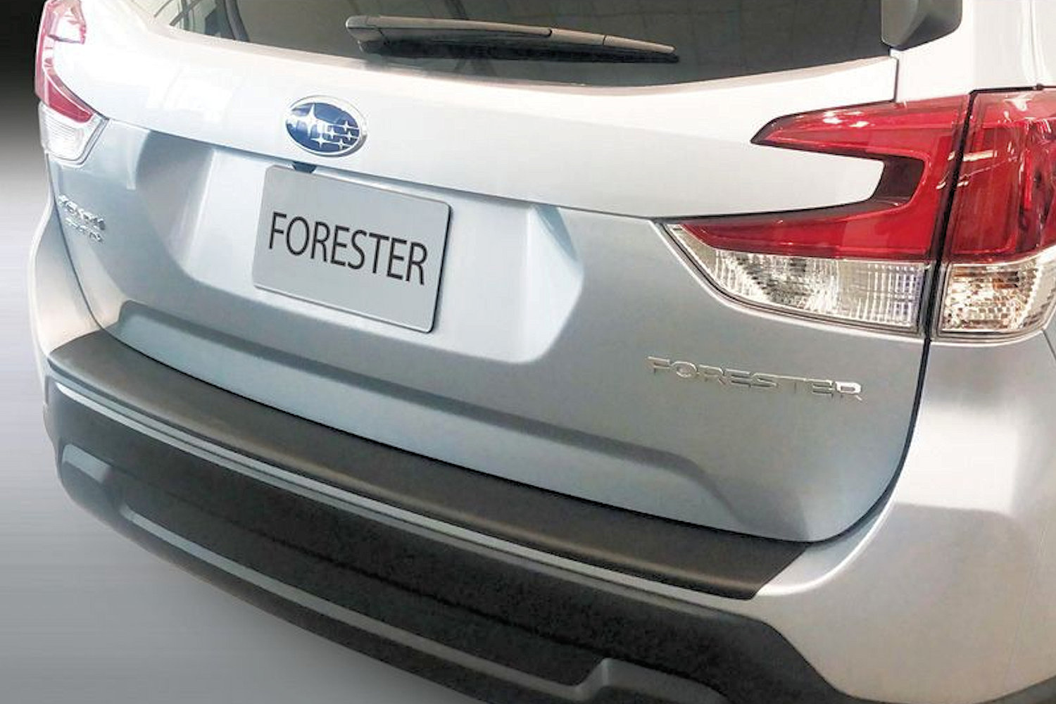 Rear bumper protector suitable for Subaru Forester V (SK) 2021-2024 ABS - matt black
