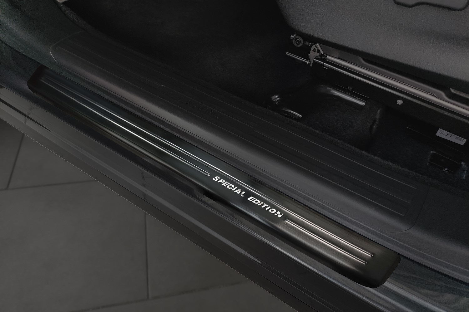 Einstiegsleisten passend für Subaru Forester V (SK) 2019-2024 Edelstahl gebürstet anthrazit 2-teilig