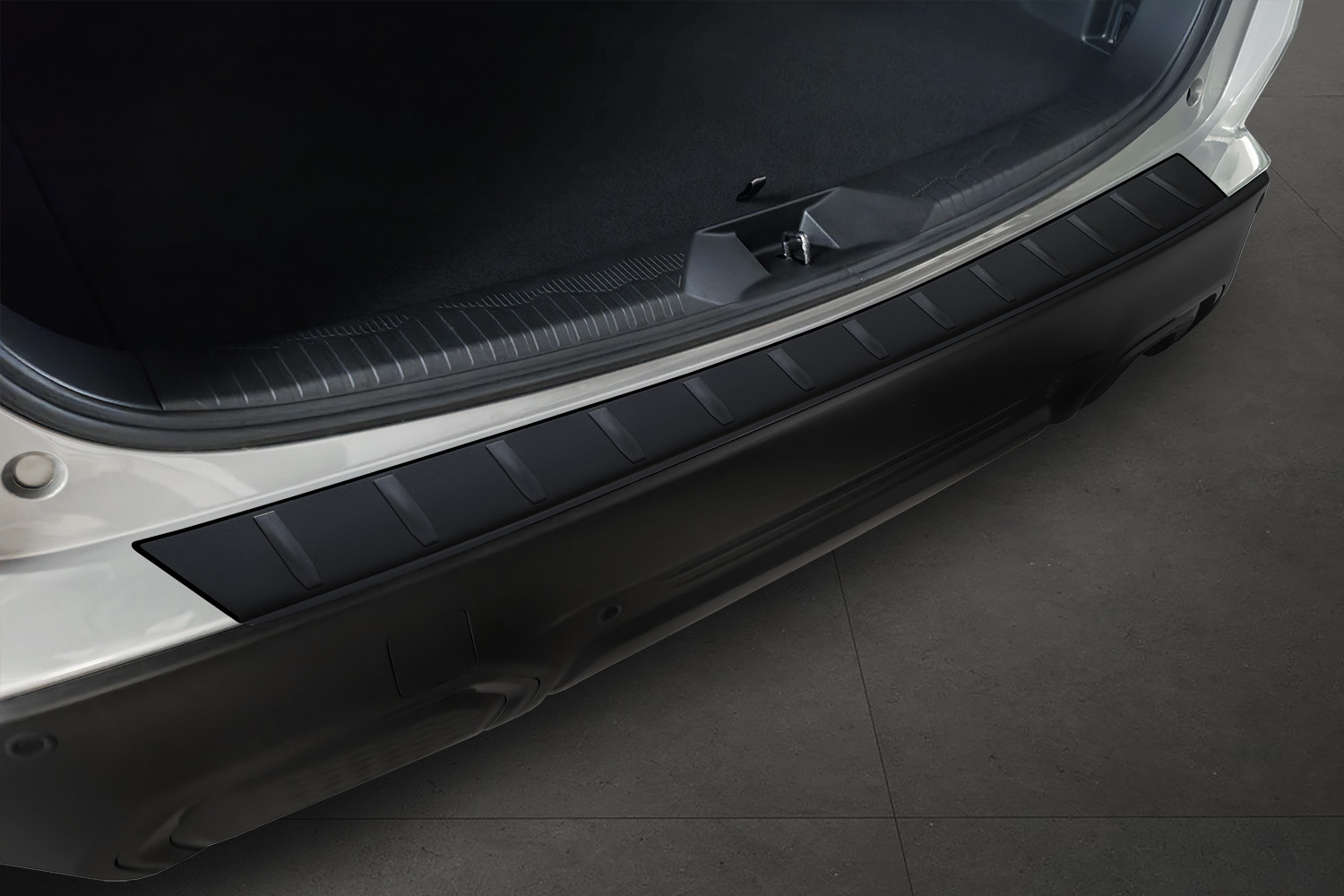 Rear bumper protector suitable for Subaru Forester VI (SL) 2024-present stainless steel matt black Rear bumper protector suitable for Subaru Forester VI (SL) 2024-present stainless steel matt black