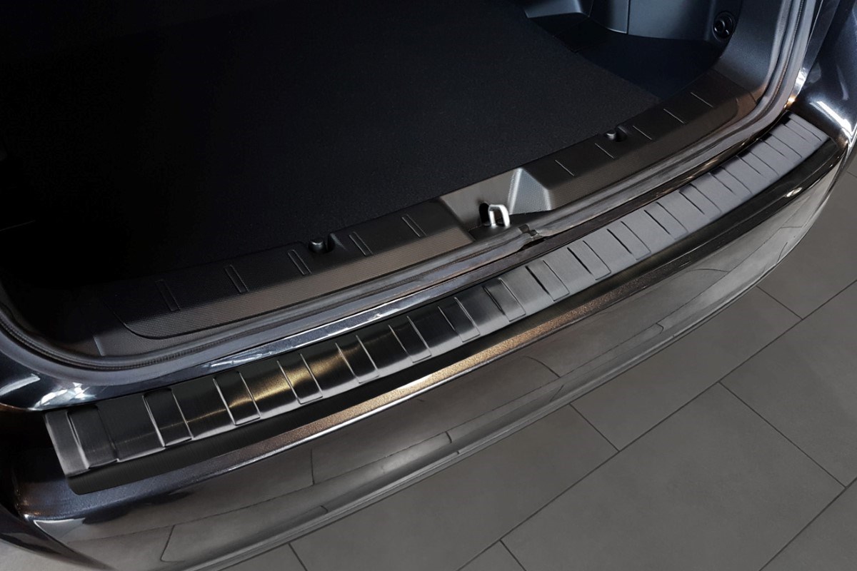 Protection de seuil de coffre Subaru Impreza V 2016-présent 5 portes bicorps acier inox brossé anthracite