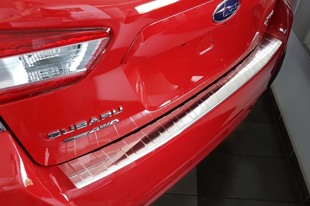 Bumperbeschermer geschikt voor Subaru XV II 2017-2023 RVS geborsteld