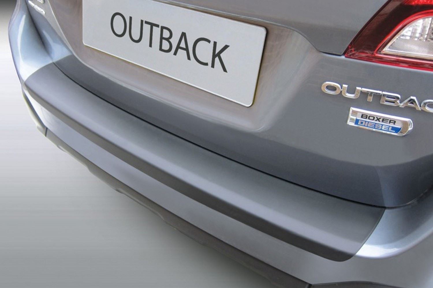 Protection de seuil de coffre convient à Subaru Outback V 2015-2020 break ABS - noir mat