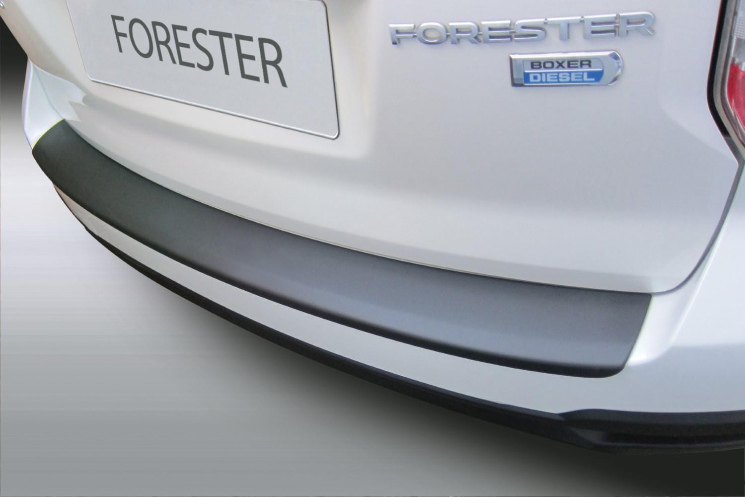 Rear bumper protector Subaru Forester IV (SJ) 2016-2018 ABS - carbon look