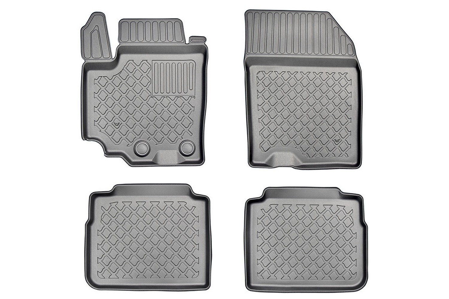 Automatten geschikt voor Suzuki SX4 S-Cross 2013-2021 5-deurs hatchback Guardliner PE/TPE rubber